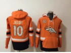 Denver Broncos #10 Jerry Jeudy Orange Hoodies