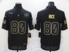 San Francisco 49ers #80 Jerry Rice Black Salute to Service Limited Jersey