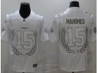 Kansas City Chiefs #15 Patrick Mahomes White Commemorative Edition Jersey