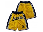 Los Angeles Lakers Leader Yellow Just Don Shorts