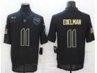 New England Patriots #11 Julian Edelman Black Salute to Service Limited Jersey