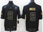 New Orleans Saints #9 Drew Brees Black Salute to Service Limited Jersey