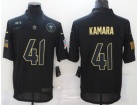 New Orleans Saints #41 Alvin Kamara Black Salute to Service Limited Jersey