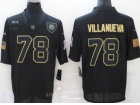 Pittsburgh Steelers #78 Alejandro Villanueva Black Salute to Service Limited Jersey