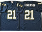 San Diego Chargers #21 Tomlinson Dark Blue Throwback Jersey