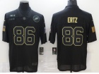 Philadelphia Eagles #86 Zach Ertz Black Salute to Service Limited Jersey