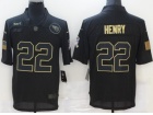 Tennessee Titans #22 Derrick Henry Black Salute to Service Limited Jersey