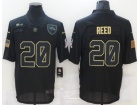 Baltimore Ravens #20 Ed Reed Black Salute to Service Limited Jersey