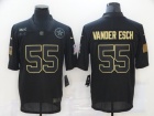 Dallas Cowboys #55 Leighton Vander Esch Black Salute to Service Limited Jersey