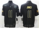 Atlanta Falcons #11 Julio Jones Black Salute to Service Limited Jersey