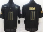 Tennessee Titans #11 A.J. Brown Black Salute to Service Limited Jersey