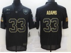 New York Jets #33 Jamal Adams Black Salute to Service Limited Jersey