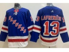 Adidas New York Rangers #13 Alexis Lafreniere Blue Hockey Jersey