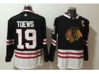 Adidas Chicago Blackhawks #19 Jonathan Toews Black 2020 Jersey