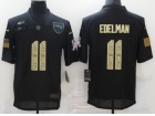 New England Patriots #11 Julian Edelman Black Camo Salute to Service Limited Jersey