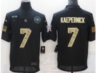 San Francisco 49ers #7 Colin Kaepernick Black Camo Salute to Service Limited Jersey