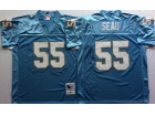 San Diego Chargers #55 Junior Seau Baby Blue Throwback Jersey