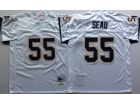 San Diego Chargers #55 Junior Seau White Throwback Jersey