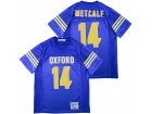 DK Metcalf #14 Oxford High School Royal Blue Football Jersey