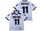 Baker Mayfield #11 Cavaliers High School White Football Jersey