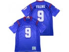 Chase Young #9 Dematha High School Blue Football Jersey