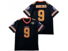 The Waterboy #9 Bobby Boucher Black Adam Sandler 50th Anniversary Football Jersey