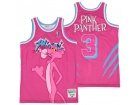 Miami Heat X Pink Panther #3 Pink Basketball Jersey