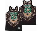 Lebron James #23 Irish High School Crown Black Basketball Jersey