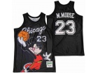 Mickey Mouse #23 Chicago Bulls Black Basketball Jersey