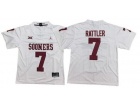 Oklahoma Sooners #7 Spencer Rattler White Limited Jersey