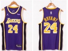 Los Angeles Lakers #24 Kobe Bryant Purple 2021 Jersey