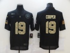 Dallas Cowboys #19 Amari Cooper Black Camo Salute to Service Limited Jersey