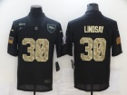 Denver Broncos #30 Phillip Lindsay Black Camo Salute to Service Limited Jersey