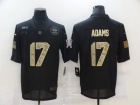 Green Bay Packers #17 Davante Adams Black Camo Salute to Service Limited Jersey