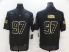 Los Angeles Chargers #97 Joey Bosa Black Salute to Service Limited Jersey