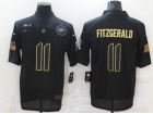 Arizona Cardinals #11 Larry Fitzgerald Black Salute to Service Limited Jersey