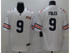 Chicago Bears #9 Nick Foles White Throwback 100th Vapor Untouchable Limited Jersey