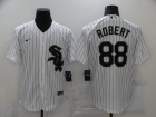 Nike Chicago White Sox #88 Luis Robert White Cool Base Jersey