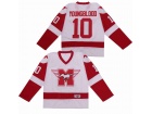 Dean Youngblood #10 Hamilton Mustangs Red 1986 Movie Ice Hockey Jersey