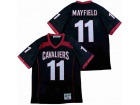 Baker Mayfield #11 Cavaliers High School Black Football Jersey