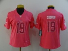 Womens Dallas Cowboys #19 Amari Cooper Pink Limited Jersey