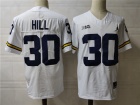 Michigan Wolverines #30 Delano Hill White Limited Jersey