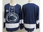 Penn State Nittany Lions Blank Navy Blue Hockey Jersey