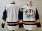 University of North Dame Blank White Hockey Jersey