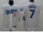 Nike Los Angeles Dodgers #7 Julio Urias White Flexbase Jersey