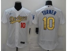 Nike Los Angeles Dodgers #10 Justin Turner White Program Flexbase Jersey