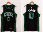 Jordan Boston Celtics #0 Jayson Tatum Black Jersey