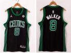 Jordan Boston Celtics #8 Kemba Walker Black Jersey