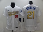 Nike Los Angeles Dodgers #21 Walker Buehler White Program Flexbase Jersey