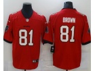 Tampa Bay Buccaneers #81 Antonio Brown Red Vapor Limited Jersey